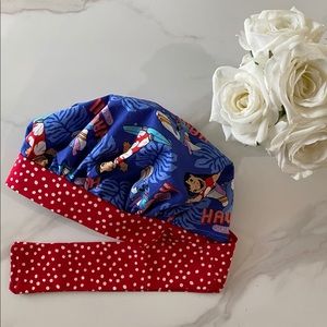 Lilo & stitch bouffant scrub cap